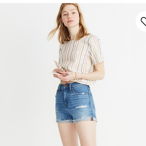 Madewell Pants - Madewell High Rise Denim Shorts